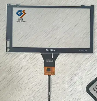 Черный сенсорный экран для Techline TL-DD4975P Автомобильная GPS-навигация, ремонт сенсорной панели, замена запасных частей TL-DD4975P