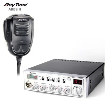 AnyTone ARES II AM FM SSB CB Радио, 10-метровое радио с высокой мощностью 45 Вт 28 МГц, любительское радио