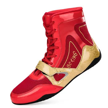 Борцовские ботинки, боксерские кроссовки для спортзала, женские мужские профессиональные легкие нескользящие ботинки для борьбы, Бесплатная доставка