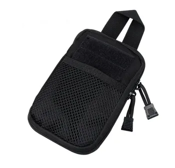 1000D Нейлоновая сумка для аксессуаров Molle, маленькая поясная сумка для мобильного телефона, портативный тактический медицинский кейс